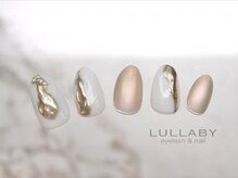 ララバイ 恵比寿店(LULLABY)/冬のホワイトニュアンスネイル