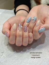 ツイードネイル