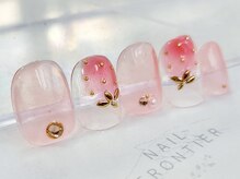 ネイルフロンティア 吉祥寺(NAIL FRONTIER)/シアー苺ネイル8980円～