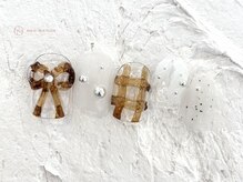 ネイルメゾン 池袋店(NAIL MAISON)/ぷっくりリボン￥10550