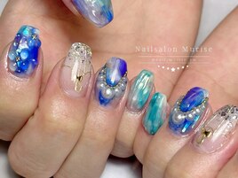 【梅雨×ニュアンスネイル】
