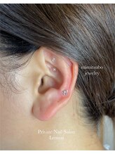 レモン(Lemon)/耳ツボジュエリー【両耳６粒】