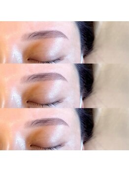 ワヴアイラッシュ(WUV eyelash)の写真/大人気ハリウッドブロウリフト☆眉毛をふわっと立ち上げ眉癖改善！自眉を活かしたトレンド眉に近づけます♪