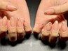 ハンド 深爪や自爪育成【長さ出し&ジェルワンカラー】当日中に綺麗になる＊