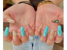 ブリーズ(Breeze)/大理石ネイル