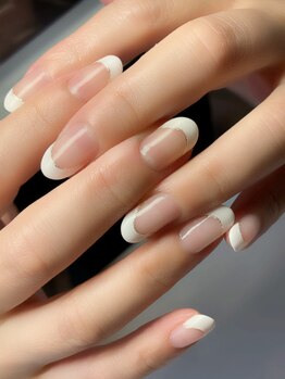 キャプラスネイル プリマ/王道フレンチ