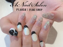 20/11/19　キラキラアシメnail