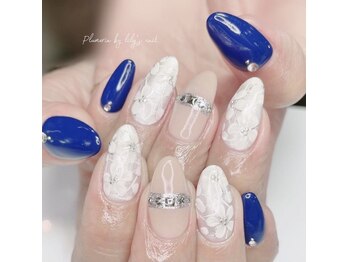 プルメリア バイ リリーズ ネイル(Plumeria By Lily's Nail)/定額アートジェルネイル¥4980～