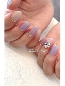 エイチネイルサロン(H nailsalon)/毎月変わる!定額ネイル