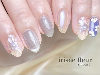 イリゼフルール 渋谷店(irisee fleur)の写真/《初回から6ヶ月間オフ無料》美しいデザイン×仕上がりでワンランク上の指先を実現☆パラジェル変更も可能!
