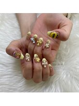 プリュム(Plume)/メンカラネイル　～イエロー～