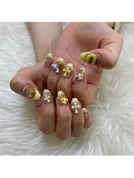 プリュム(Plume)/メンカラネイル ~イエロー~