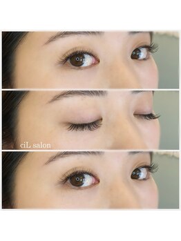 シルサロン(ciL salon)の写真/軽い着け心地＋持続力抜群の【フラットラッシュ】5,800円～が大人気★初めての方にもおすすめ♪