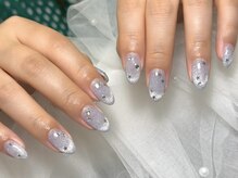 ユニネイル 池袋(Uni Nail)/夜空キラキラネイル♪