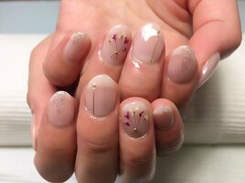 大人の春ネイル