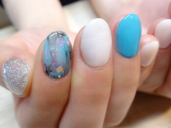 アミュリー ネイル アトリエ(Amury nail atelier)/ターコイズネイル♪