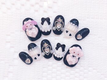 ネイルコレクション ピンク(Nail Collection Pink)/オーダーチップ＋キャラ♪地雷