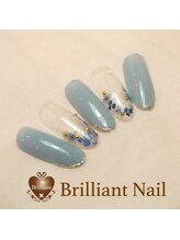 ブリリアント/【new】夏フラワーネイル♪