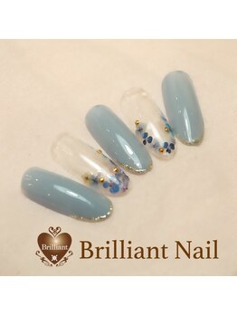 ブリリアント/【new】夏フラワーネイル♪