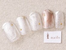 アイネイルズ 三宮店(I nails)/クリアミラーライン
