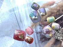 アジュールネイル 国分寺店(AzurNail)の雰囲気（発色良いカラー使用♪800色以上!フットネイルもお得に[長さだし]）
