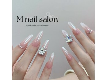 Mネイル/オーロラ・ミラーグラデーション