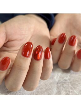 ジェルベーラ(Gerbera)/埋め込みハートネイル