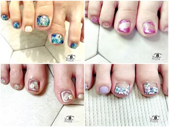 ネイルエイト 新百合ヶ丘(nail8)の写真/丁寧なオフケアが大好評♪あなたの足先を美しく整えます◎初めてのネイル、お悩みお気軽にご相談ください！