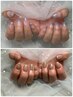 【ハンド】練習モデル（ワンカラー、ラメグラ、カラグラ、クリア）ネイル