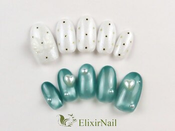 エリクサーネイル 渋谷(Elixir Nail)/定額aシンプル/クーポン使用