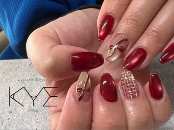 キーバイマグ(KYE by Mag)/120分コース/ツイード/冬ネイル