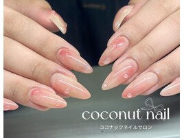 桃ネイル
