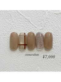 10月キャンペーンネイル￥7000