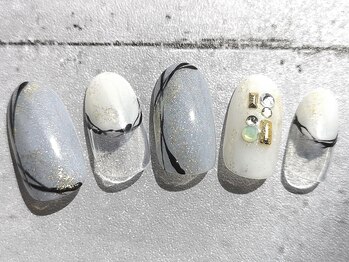 スリー(THREE)/June,2020/nail design