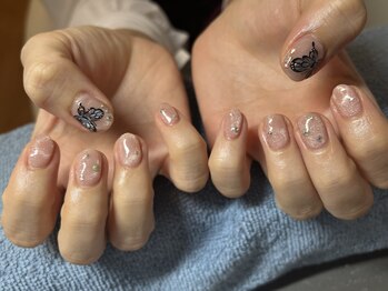 キューシーネイル 川崎(QcNail)/蝶々