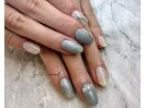 ～silver × nuance nail～