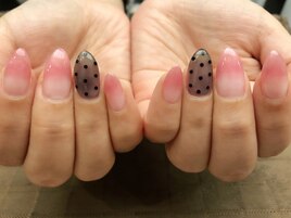シースルー×ドット