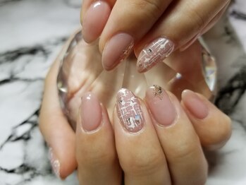 シュガーネイル(sugar nail)/ツイードネイル