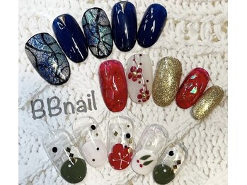 ビービーネイル(BB)/12月ハンド定額ネイル