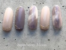 サロンストロベリームーン(Salon Strawberry Moon)/ニュアンスネイル　￥7980