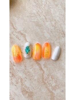 ネイルファクトリー 横浜ベイクォーター店/タイダイデザイン¥11000