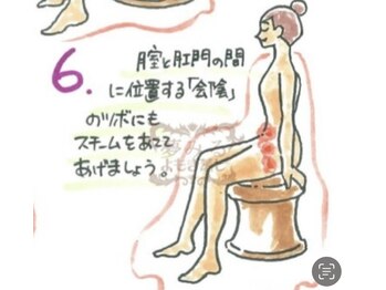 リィン(learn)/learnよもぎ蒸し座浴方法/手順６