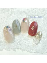 ネイルサロン クイル(QUILL)/３月くすみカラー（２）