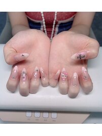 ジェル長さだし／フリーデザイン