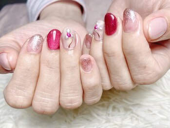 マハロ ネイル 南千住店(Mahalo Nail)/好印象オフィスネイル　¥7980