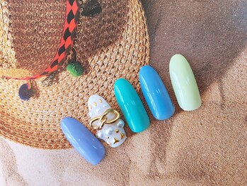 ネイルサロン&スクール ジーナ(GINA)/チェーンネイルで大胆ポイント！