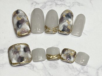 ネイルサロン 爪/秋冬ネイル