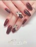 【ハンド/ジェルネイル】シンプルコース(アート2本)オフ込¥5500