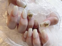 ミナミネイル 新宿店(Minami Nail)/先端ミラーフレンチネイル