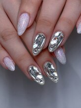 ホランイネイル(HORANGI NAIL)/フルストーン＋有料グリッター